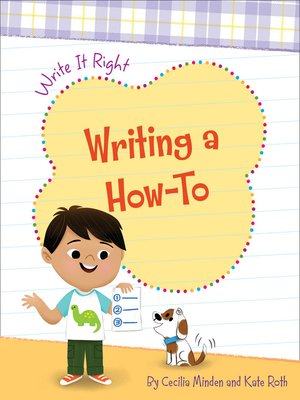 cover image of Writing a How-To